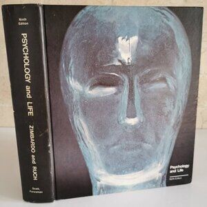 1975 Psychology and Life Textbook Vintage HIGHLIGHTING 9th Ed Pathology Mental